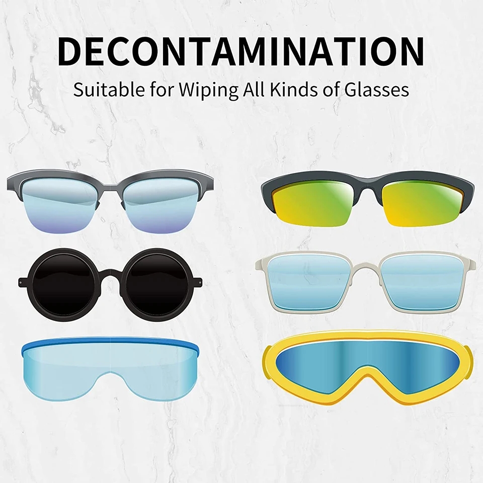 Glasses Cleaner NONOR Mini Sun Glasses Eyeglass Microfiber Cleaner