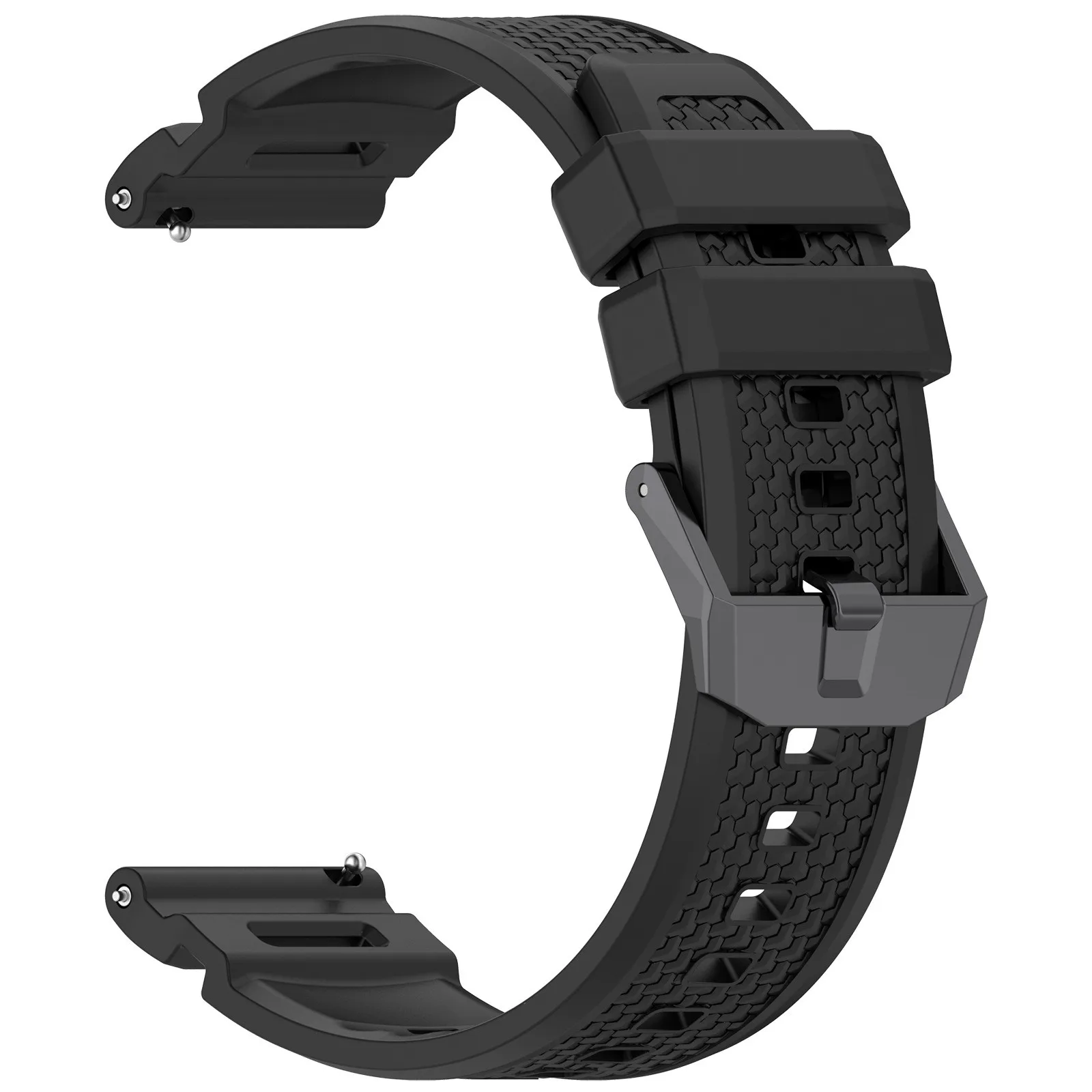 Silicone Sport Watch Band - 24mm Replacement Strap