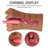 Male Masturbators Male Masturbator for Oral Sex Face Designed Male Sex Toy Tanned Beach Girl Pocket Pussy Sex Toy For Men 1