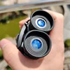 HD Compact Binoculars Portable Powerful Long Range Telescope Jumelles Mini Folding FMC Optics for Outdoor Hunting Camping Travel 5