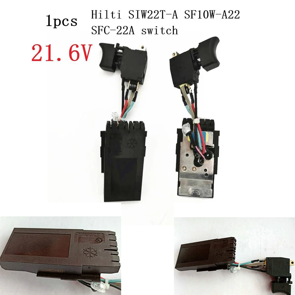 Hilti 1 Pc 21.6 V Switch Replace For Hilti SFH22A SIW22TA SF10WA22 SF6A22 SF22-A 