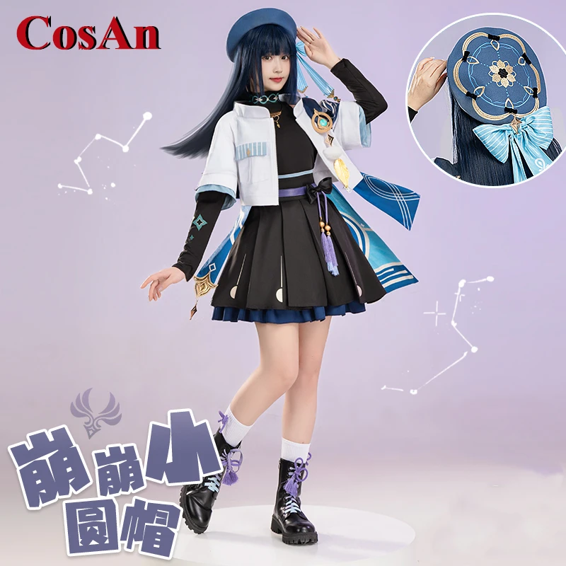 

CosAn Hot Game Genshin Impact Wanderer Cosplay Costume Sweet Lovely Daily Wear Uniforms Activity Party Role Play Clothing