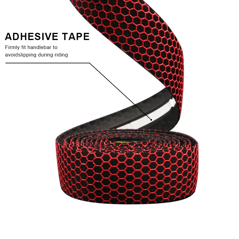 Bike Handlebar Tape Bike Handlebar Tape Silica Gel Road Bicycle Handle Bar Straps Breathable Anti-slip Cycling Racing Fixed Gear Belt