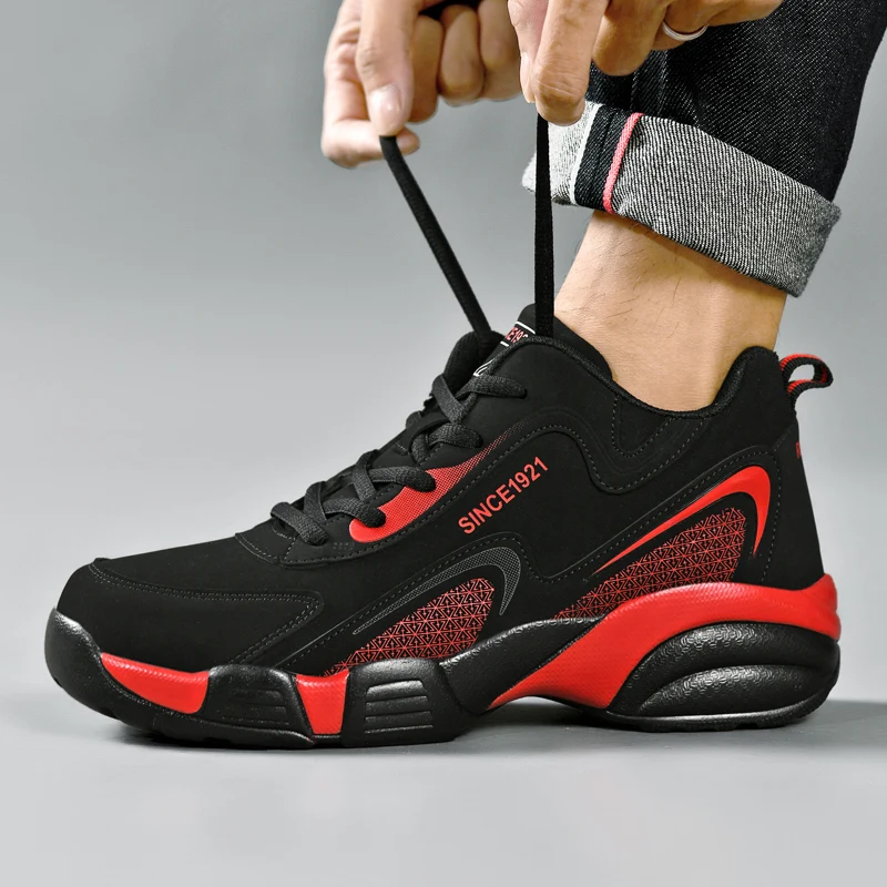 Men Shoes Fashion Thick Bottom Sneakers Breathable Running Tennis Shoes Breathable Comfortable Casual Shoe Zapatillas De Hombre