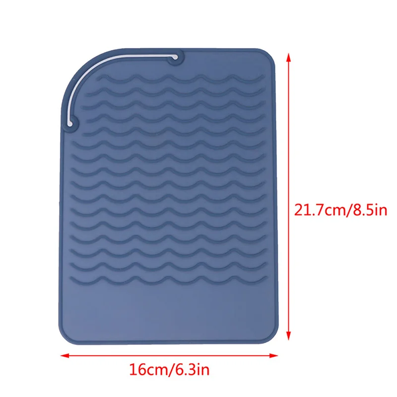 Professional Heat Resistant Mat, Silicone Travel Mat for Flat Iron