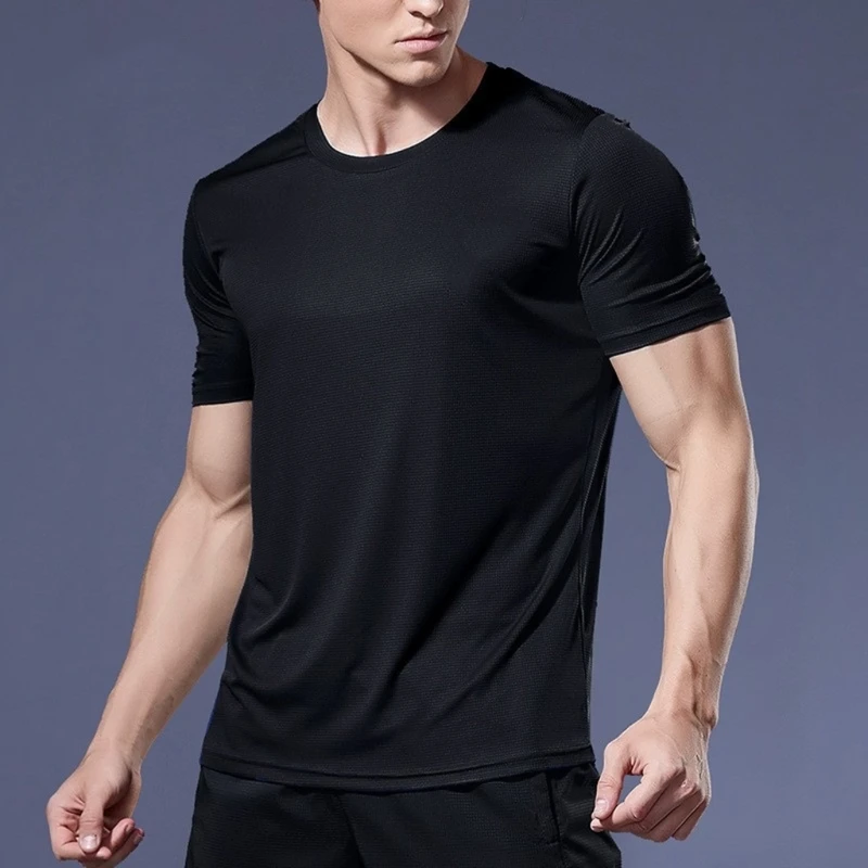 Men' Quick Dry Short Sleeve Gym Running
