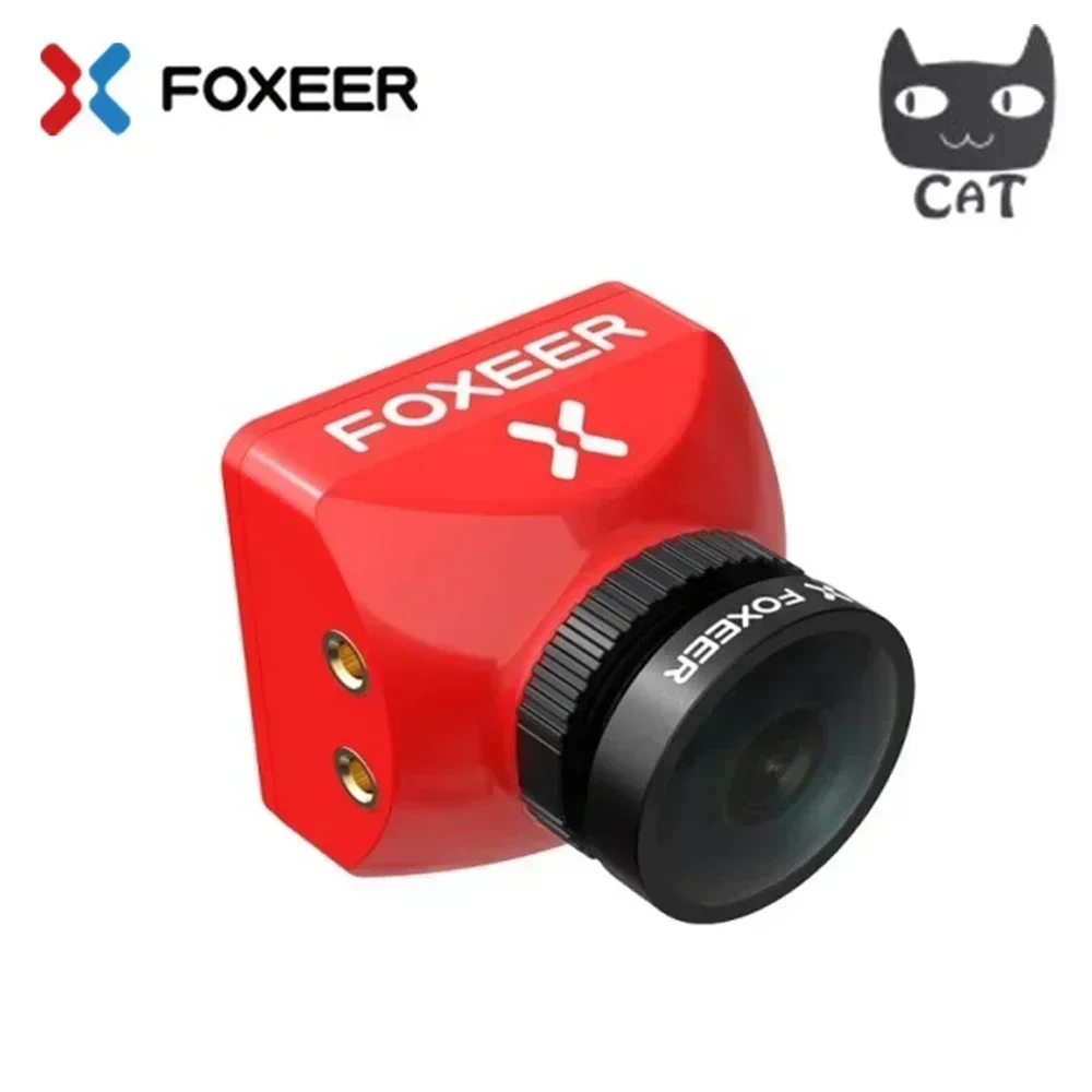 FOXEER Mini/Micro Cat 3 1200TVL Starlight 0,00001Lux FPV камера с низкой задержкой и низким уровнем шума PAL/NTSC для RC FPV гоночного дрона thumbnail 3