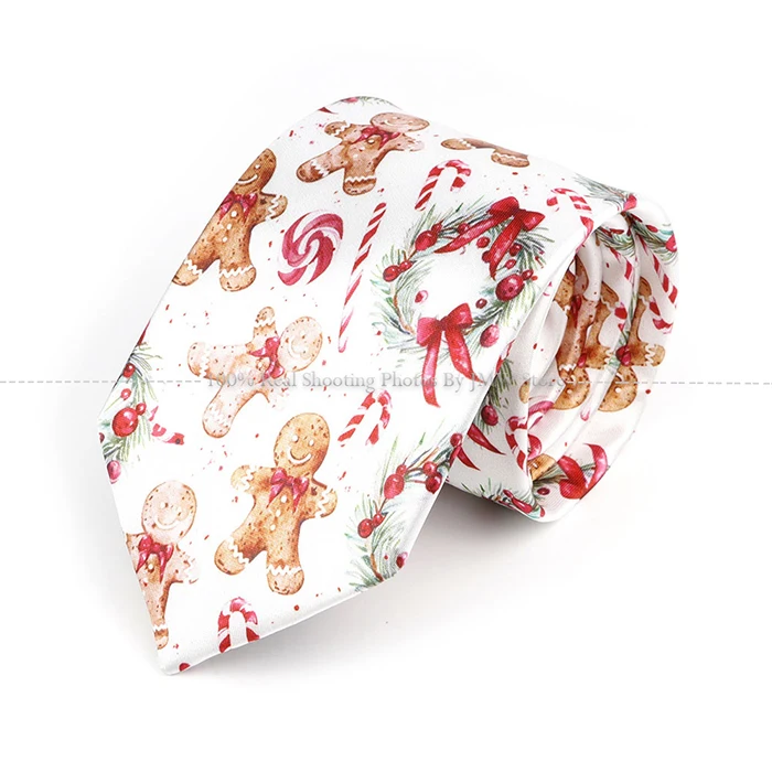 Neue Design Weihnachten Krawatte Für Männer Schneemann Tier Baum Gedruckt Herren Geschenk Festival Krawatte Für Weihnachten Party Anzug Krawatten Als Geschenk – Detail 9