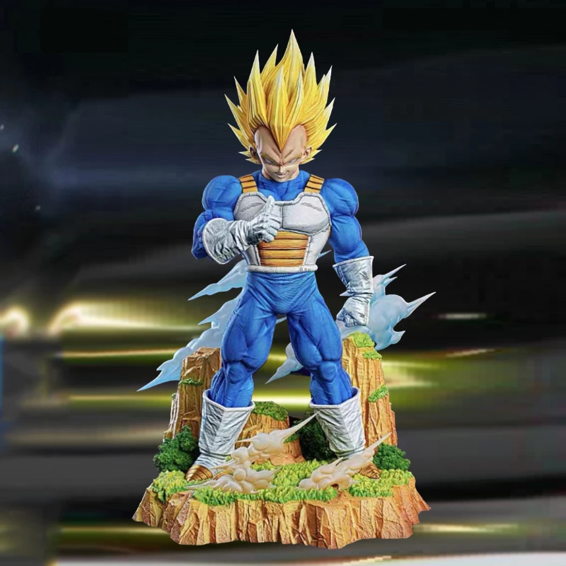 36Cm Anime Dragon Ball Figure Spacesuit Vegeta Action Figure Super Saiya Statue Prince Figurine Pvc Decorazione Da Collezione Giocattoli
