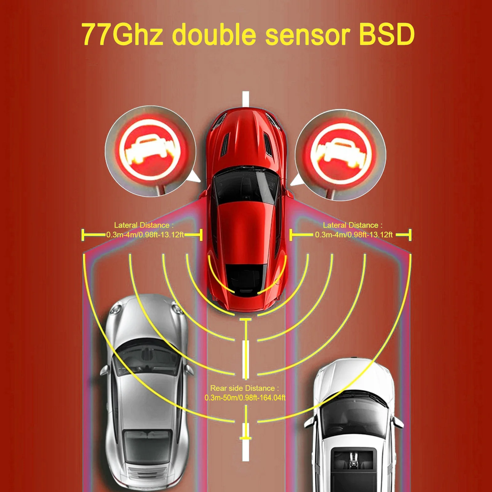 

77 ГГц, миллиметровый волновой Радар для автомобиля, внедорожника, для слепых зон, фотосистема BSD, мониторинг микроволновой печи, обнаружение парковки при помощи изменения полосы движения