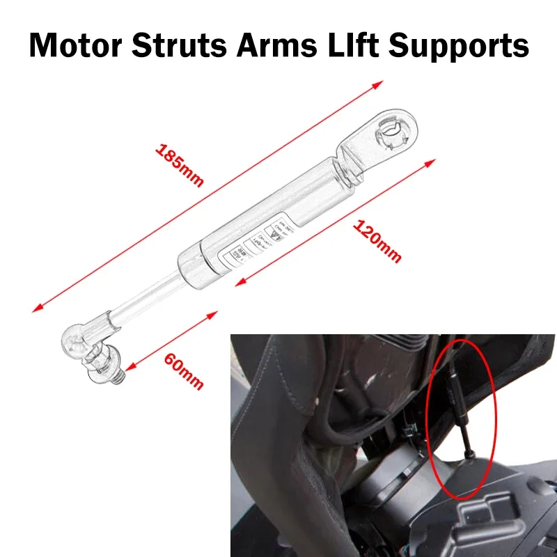 2 Stück Federbeine/Sitzstützen für Yamaha TMAX530 TMAX 500 530 T-MAX 530 2008 - 2018 2017 2016 Stoßdämpfer Sitzheber – Detail 3