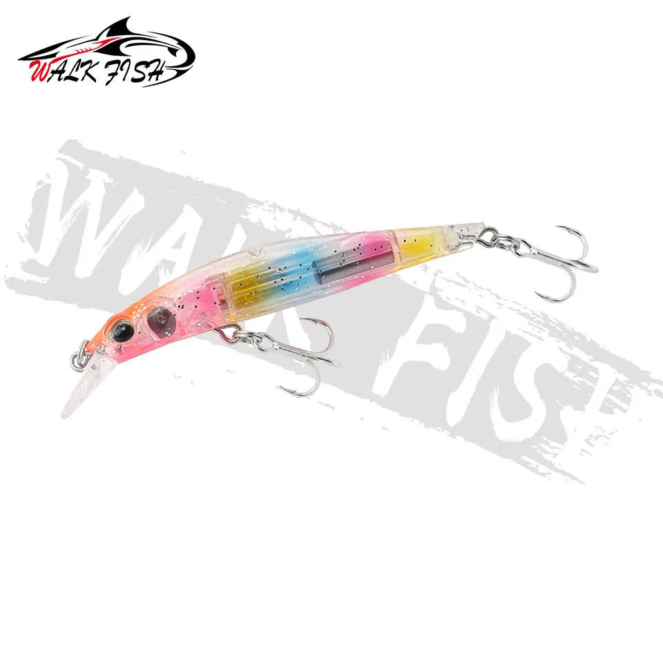 WALK FISH 80mm 9.1g Sinking Minnow Japanese Fishing Lure Isca Artificial  for Pike Trout Bass Swimbait Wobbler Hard Bait