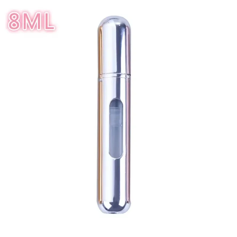 Compact Refillable Travel Perfume Atomizer - Portable 8ml/5ml Spray Bottle