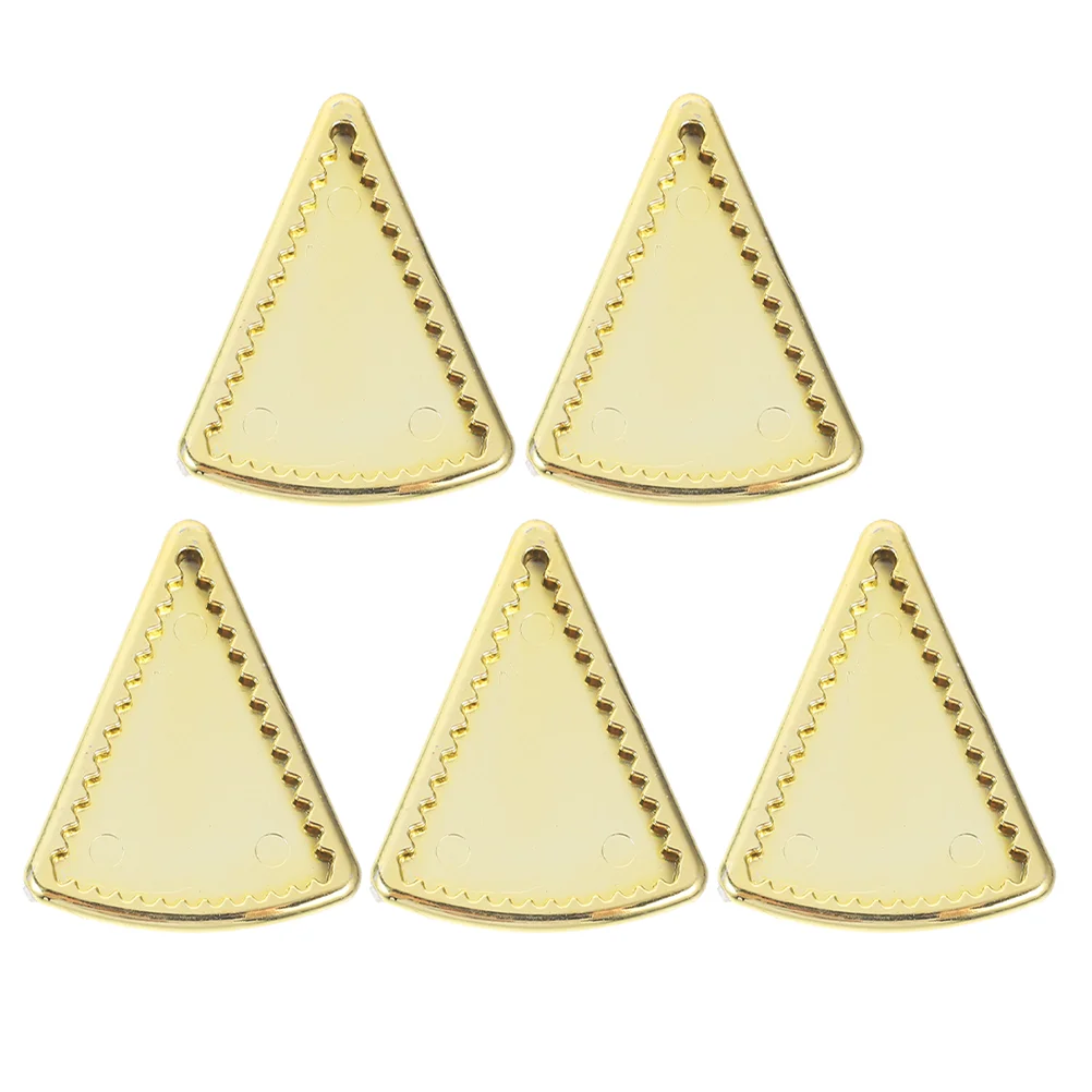 

Mini Gold Plate House Tray Decorations Tableware Kitchen Scene Prop Tiny Toy Miniature Ornament Baby Toys