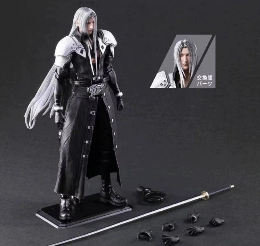 

Anime Play Final Fantasy Vii Sephiroth Cloud Strife Edition 2 Pvc Action Figure Collection Model Toys Doll Christmas Gift 25cm