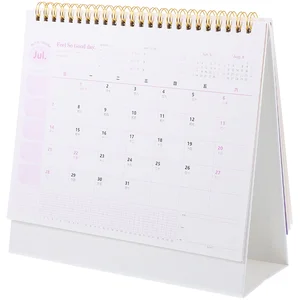 Desk Calendar 2024 Desk Calendar Ornament Stand Up Flip Calendar Decor Desktop Calendar