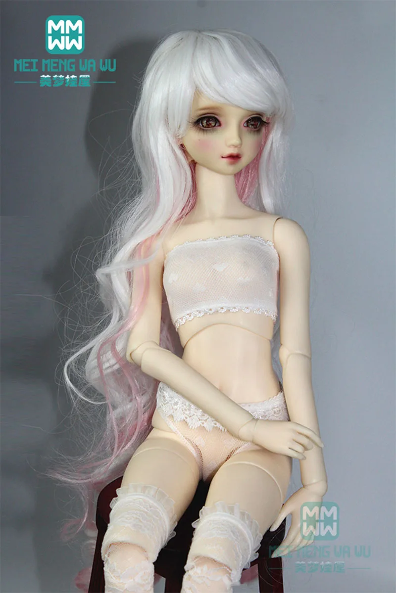 

Doll accessoires doll wigs natural curls Fashion lace underwear for 1/3 1/4 1/6 BJD SD MSD YOSD doll