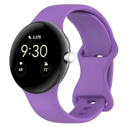 Sport Silicone Strap - No Gap Design - Original Wristband for Pixel Watch 2-1 (Lilac)