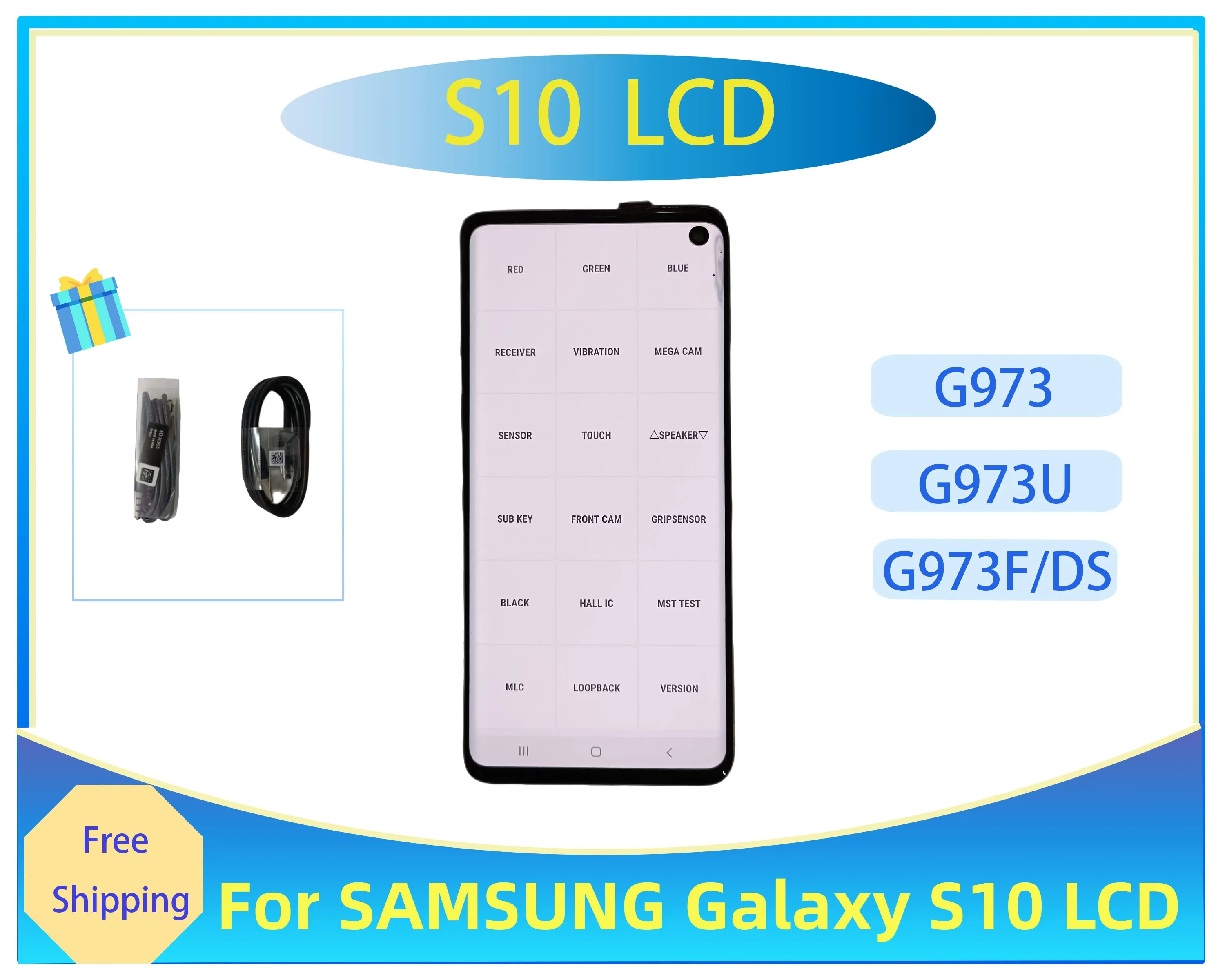 High-Tech Place pour Le Module de Charge sans Fil Galaxy S10 SM-G973F/DS