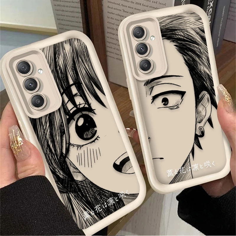 Charming Anime-Inspired Kaoruko and Rintarou Phone Case