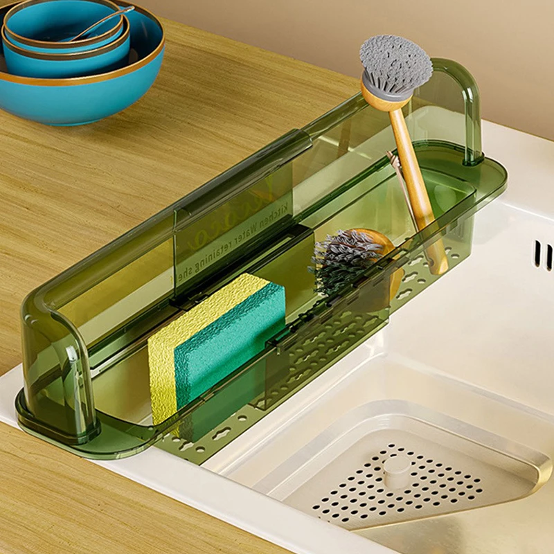 Kitchen Sink Water Splash Guard Oil-Proof Splashproof Dish Baffle Kitchen Waterproof Screen Anti-water Board Baffle Plate