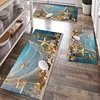 Beach Seashells Starfish Print Kitchen Rugs Balcony Hallway Non-Slip Floor Mat Bath Toilet Doormat Bedroom Bedside Carpets Decor 2