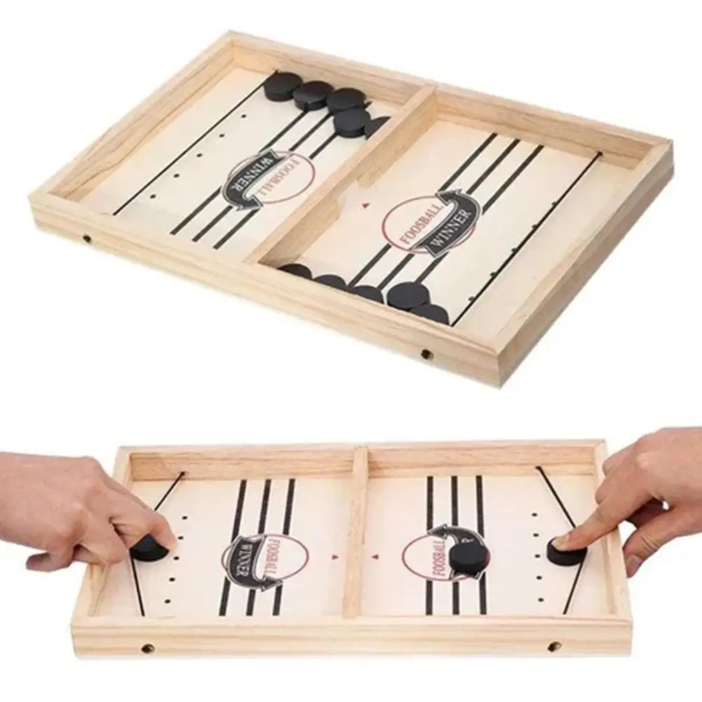 Sling Puck Game Foosball Winner Board Game Bounce Chess Eject