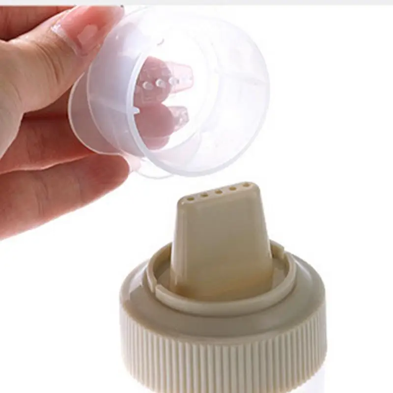 Condiment Squeeze Bottles 350ml Salad Dressing Dispenser Bottle Condiment Squeeze Bottle With Lid and Scale for Ketchup Salad