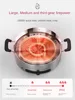 220V Stainless Steel Electric Crepe Maker Household Electric Frying Pancake Pan Deepened and Enlarged Multifunctional Baking Pot 4