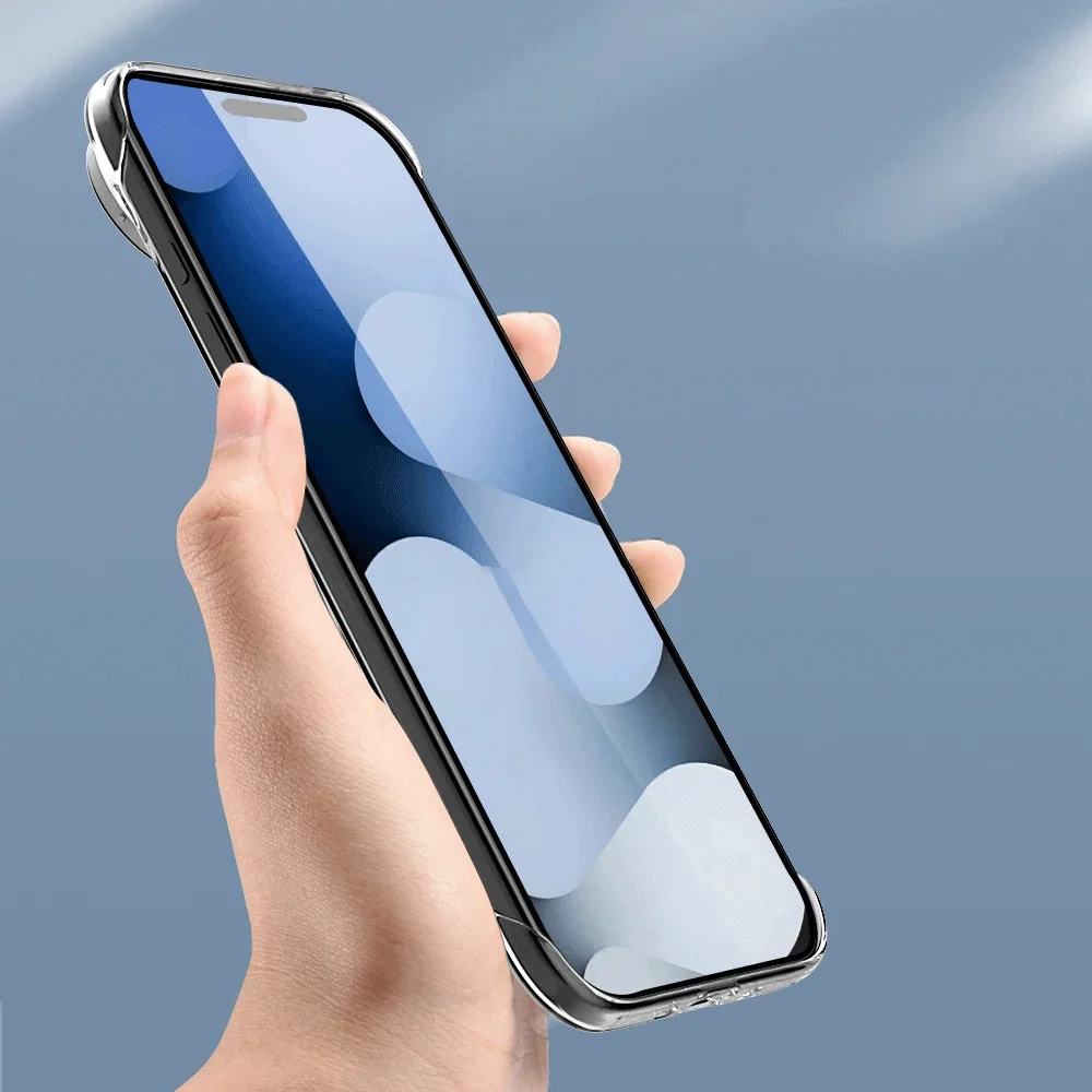 Ultra-Thin Frameless Clear Hard Case with Sleek Design