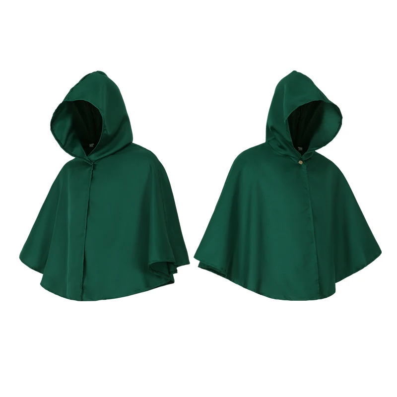 Anime Attack Cloak Shingeki No Kyojin Scouting Legion Cosplay Costume Green Cape Fantasia Halloween Feminina