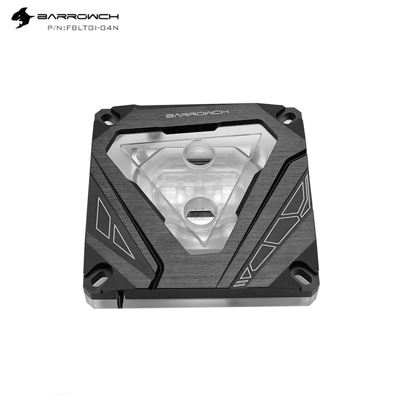 Barrowch Cpu Bloco de Água Radiador para Intel Socket Lga115x Lga1200 1700 X99 X299 5v Argb 3pin Mobo Aura Sync - Imagem 2