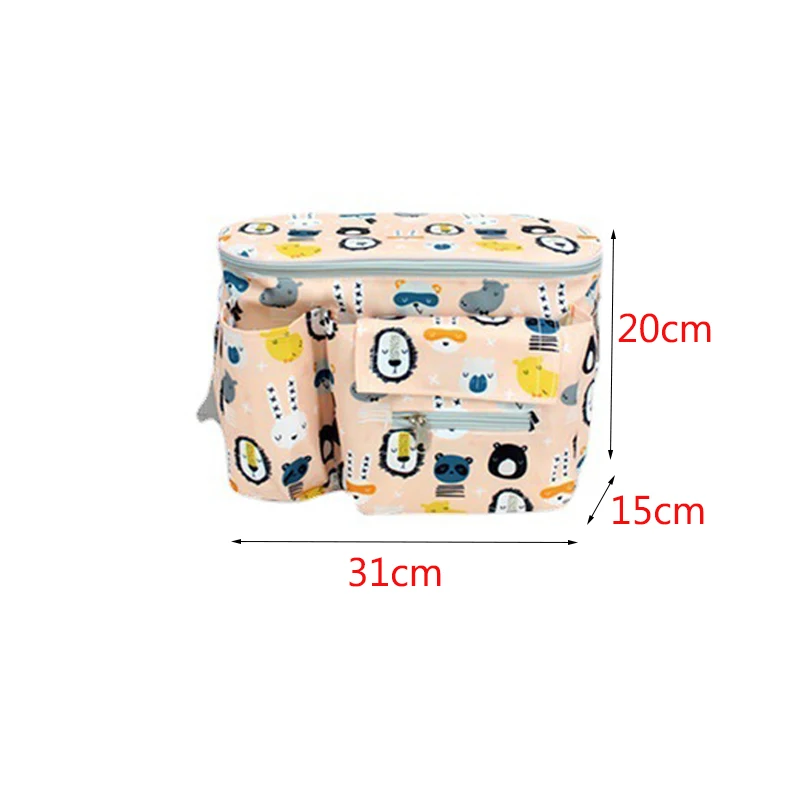 Baby Stroller Organizer Bag Mommy Travel Backpack Carriage Diaper Bag Bottle Cup Holder Baby Stroller Accessories Pram Organizer baby stroller accessories essentials