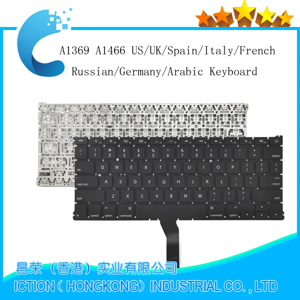 Brand-New-A1466-Keyboard-For-Macbook-Air-13-A1369-A1466-US-UK-French ...