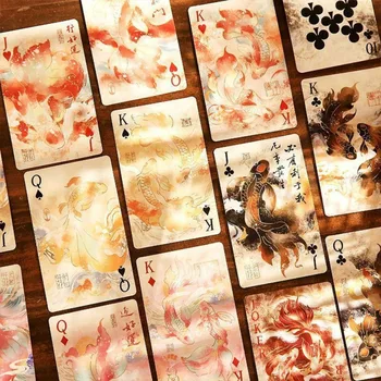 Gioco di carte Miti antichi in stile cinese Carte da gioco fortunate Gioco da tavolo Amici divertenti Gioco interattivo per famiglie Giocattoli di intrattenimento