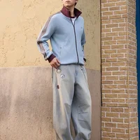 Adidas Originals Waffle Track Top Waffle Sports Early Spring Stand-Up Collar Zipper Stripesd Jacket Homme Kz2914 4