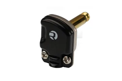REAN RP2RCF-B 팬케이크 6.35mm TS 플러그 악기 효과 플랫 잭 플러그 90도 직각 모노 1/4인치 폰 플러그