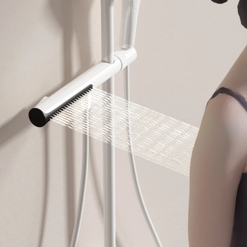 2 In 1 Multifunctional Rainfall Sprayer Shower Head Water Saving Mixer Universal Shower Rail Holder Bracket Bathroom Accessories