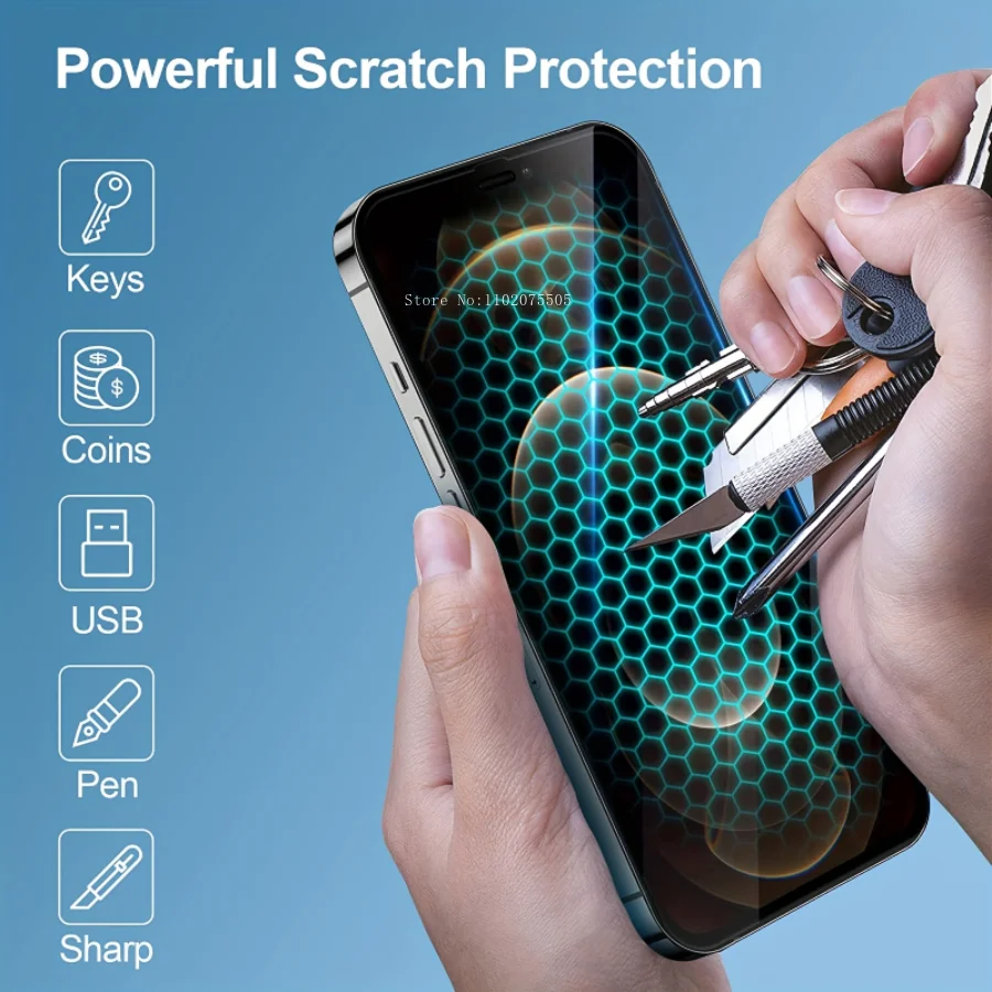 Premium 9H Water-Resistant Tempered Glass Screen Protector