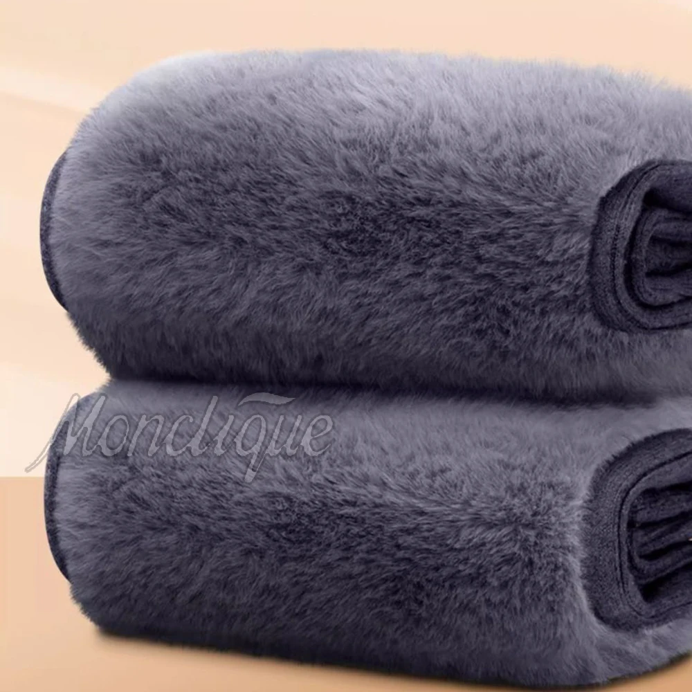 Thickened Warm Knee Pads Windproof Coldproof Velvet Winter Elastic Legs Knee Sleeve Unisex for Fitness Running Office Workers