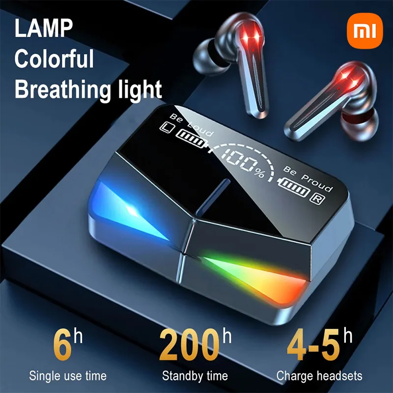 XIAOMI-M28 Fones De Ouvido Sem Fio, Fones De Ouvido Bluetooth 5.1, Fones De Ouvido Com Redução De Ruído, Estéreo, Fone De Ouvido À Prova D' Água com Microfone