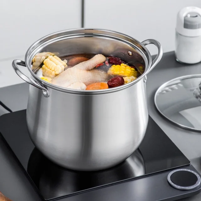 Large Stainless Steel Stock Pot 4
