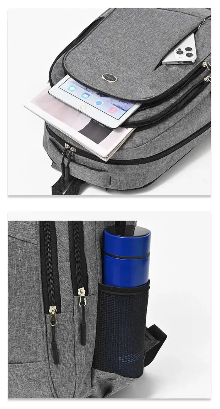 Mehrschichtiger Schultertaschen mit großer Kapazität und guter Qualität, Business-Rucksack für Schüler der Mittel- und Oberstufe, Studenten – Detail 30