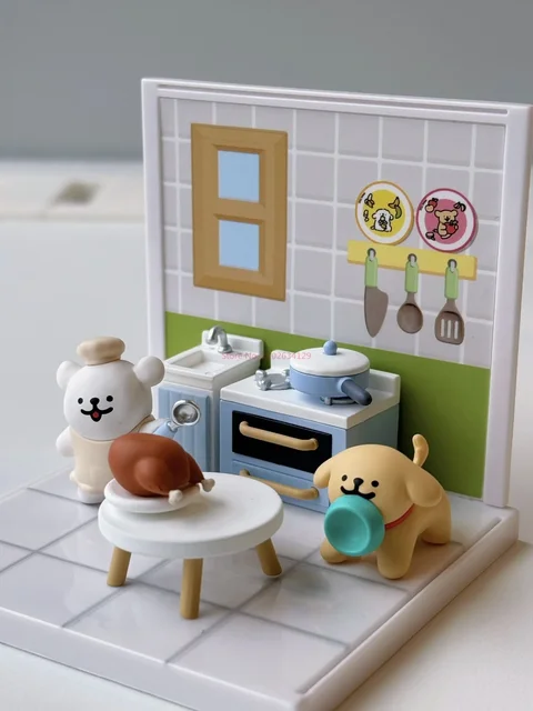 HHH maltese ワンちゃん　犬　マスコット　ミニフィギュア　おままごと maltese ワンちゃん 犬 マスコット ミニフィギュア おままごと