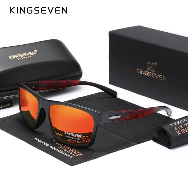 Genuine KINGSEVEN New 2023 Brand Design Men's Glasses Polarized Sunglasses Women UV Lens Fashion Eyewear Oculos de sol 2