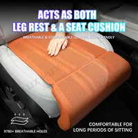 Car Seat Cover with Leg Extender Support Cushion Legrest Breathable Car Seat Cushion with Led Rest Universal for Sedan Suv Truck 3
