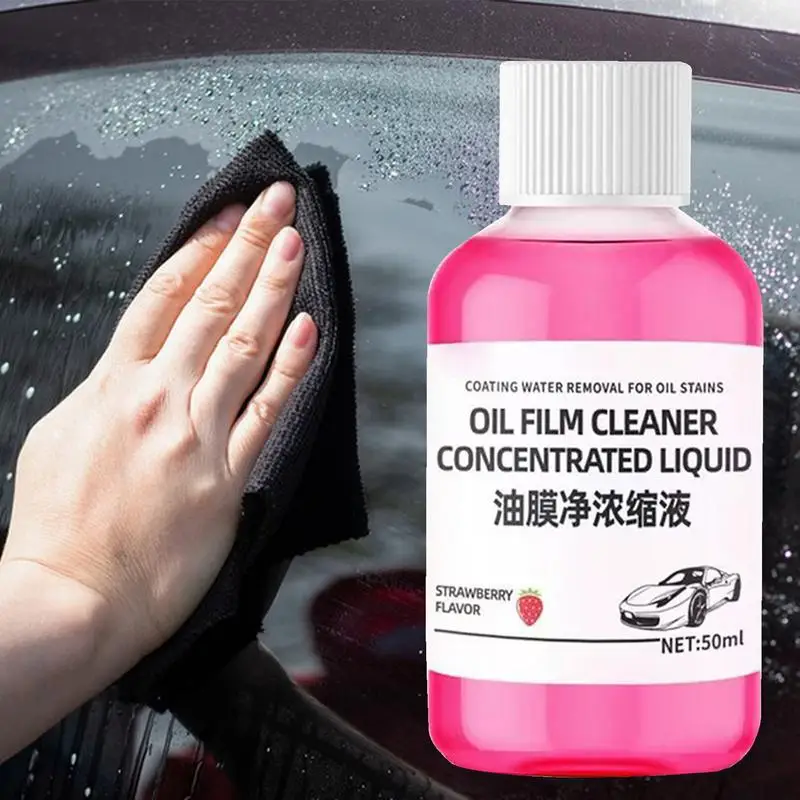 Car Window Cleaner Oil Film Cleaning Agent Long-Lasting Outdoor Window Cleaner Auto Glass Polishing For Auto And Home