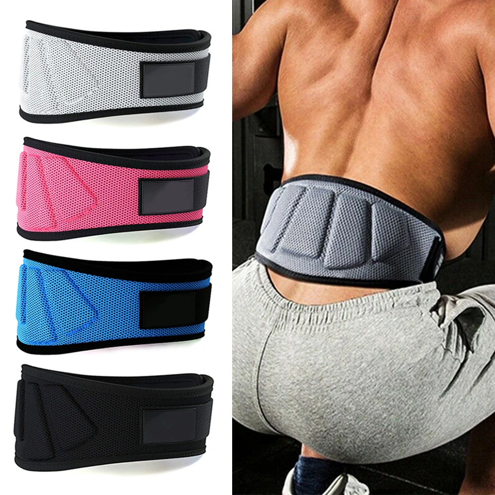 

Sport Waist Support Compression Belt Highly Elastic Sweat-absorbing Breathable Lumbar Back Brace for Fitness Weightlifting Squat