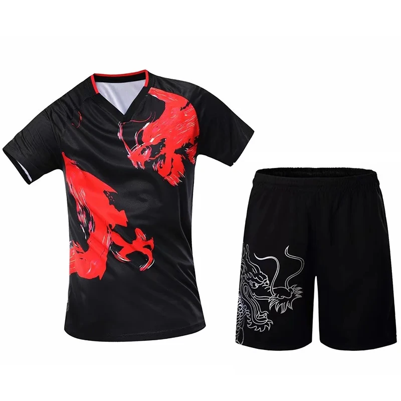 New sport top Tee Table Tennis jerseys badminton shirts for Men Women Children badminton t shirt shorts tennis shirt clothes