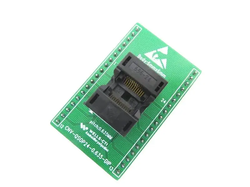 

QSOP24 SSOP24 TSSOP24 испытательное сиденье для сжигания адаптер для сиденья шаг 0,635 мм